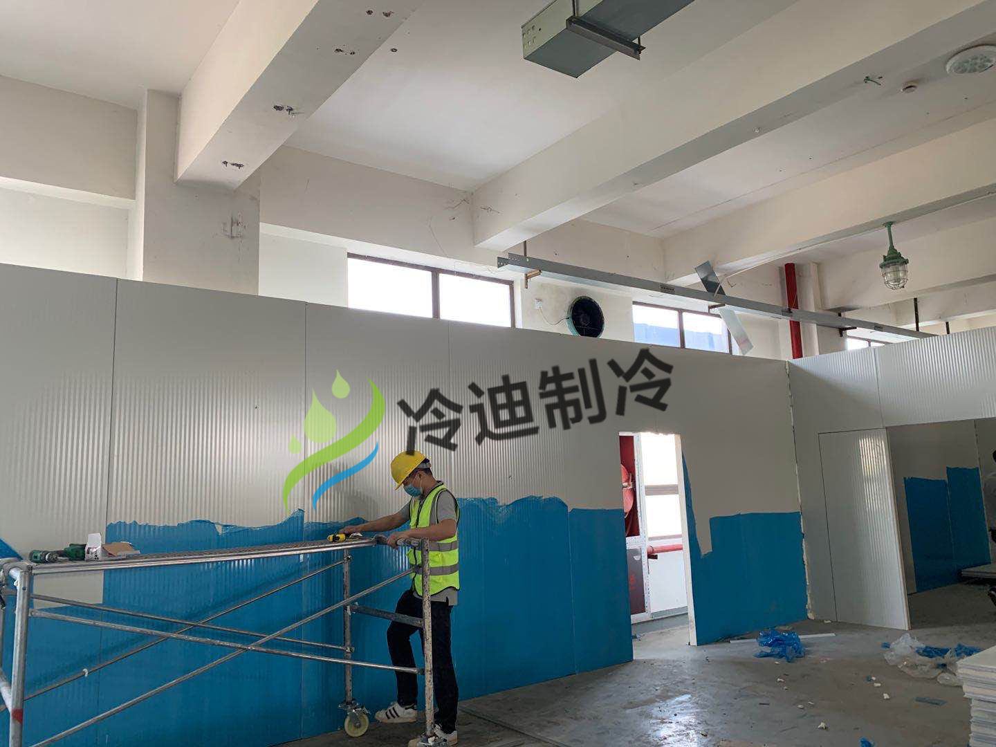 松江1117.2m³朵熙电商低温食品冷库建造工程