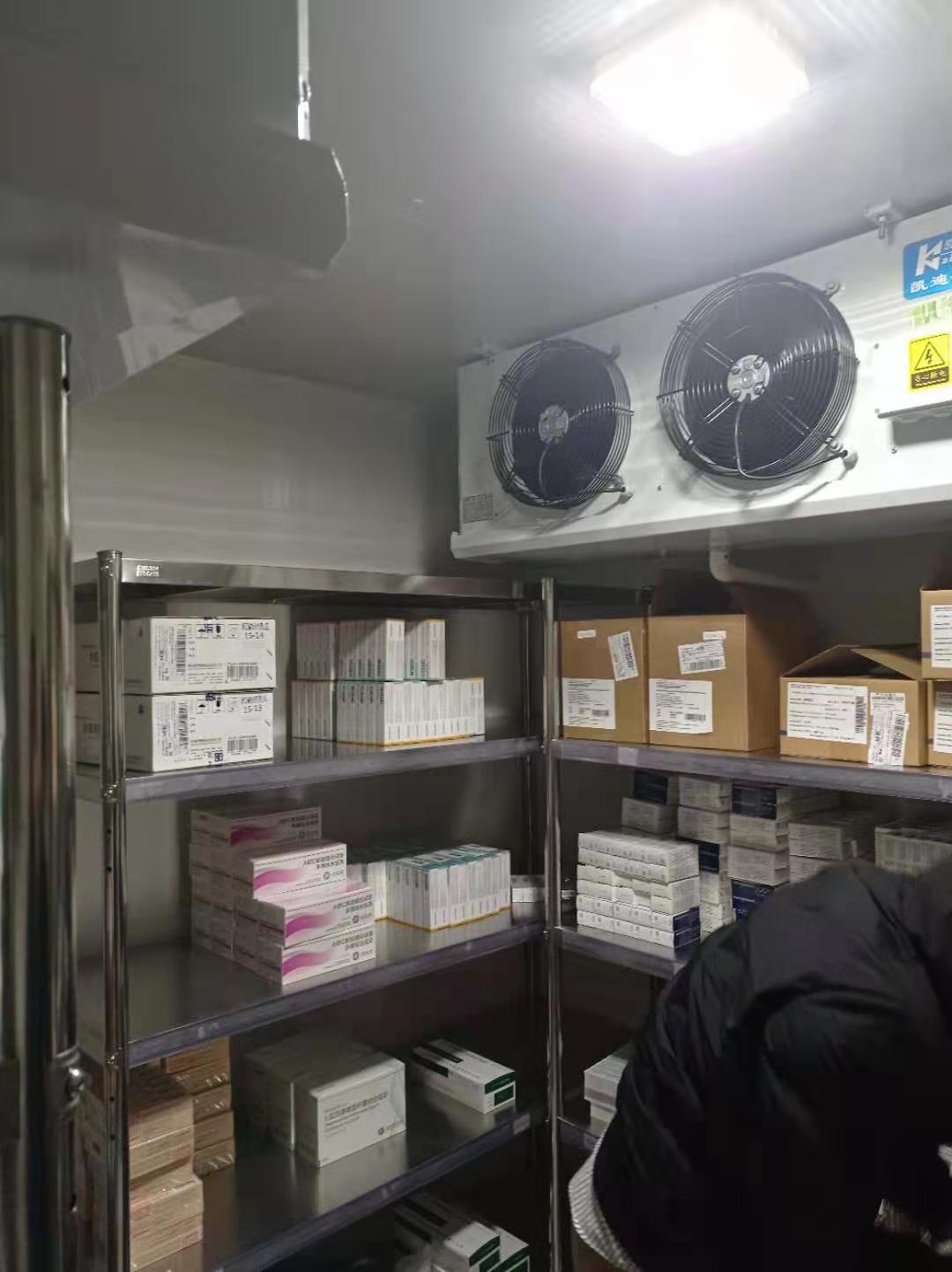 杭州光合医疗2-8度小型医药冷库安装项目